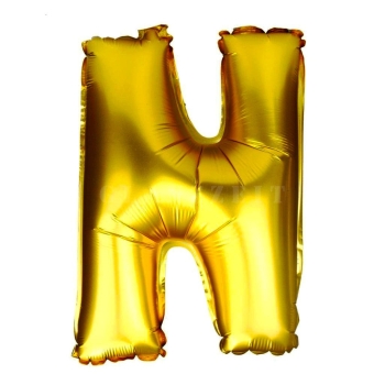 Balon gonflabil auriu 55 cm litera N AFO