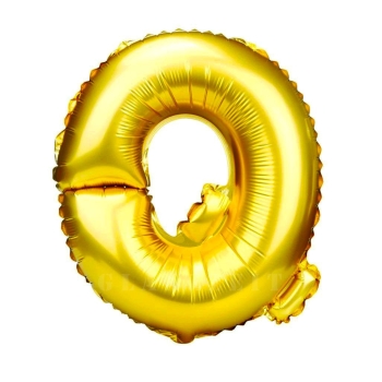 Balon gonflabil auriu 55 cm litera Q AFO